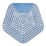 Anti-Splash Urinal Screen, Clean Cotton Scent, Blue, 0.11 oz, 10/Box