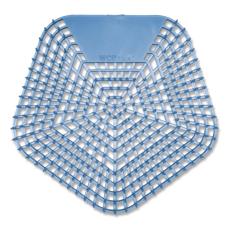 Anti-Splash Urinal Screen, Clean Cotton Scent, Blue, 0.11 oz, 10/Box