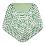 Anti-Splash Urinal Screen, Cucumber Twist Scent, Green, 0.11 oz, 10/Box