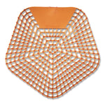 Anti-Splash Urinal Screen, Mango Mist Scent, Orange, 0.11 oz, 10/Box