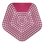 Anti-Splash Urinal Screen, Apple Cinnamon Scent, Red, 0.11 oz, 10/Box