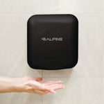 Hemlock Commercial Automatic 120V Hand Dryer, 6.69 x 11.41 x 12.31, Stainless Steel, Black