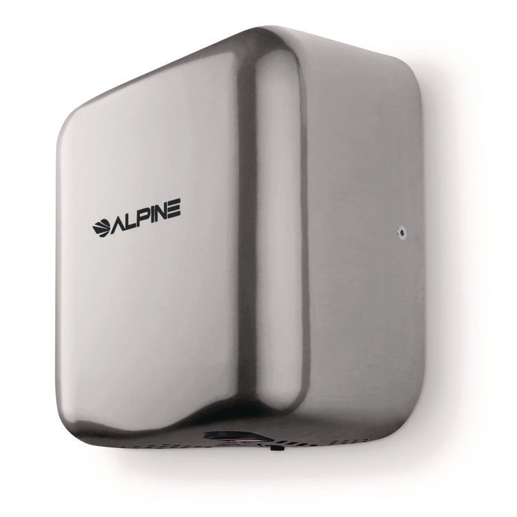 Hemlock Commercial Automatic 120V Hand Dryer, 6.68 x 11.41 x 12.31, Stainless Steel, Chrome