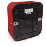 Hemlock Commercial Automatic 120V Hand Dryer, 6.68 x 11.41 x 12.31, Stainless Steel, Red