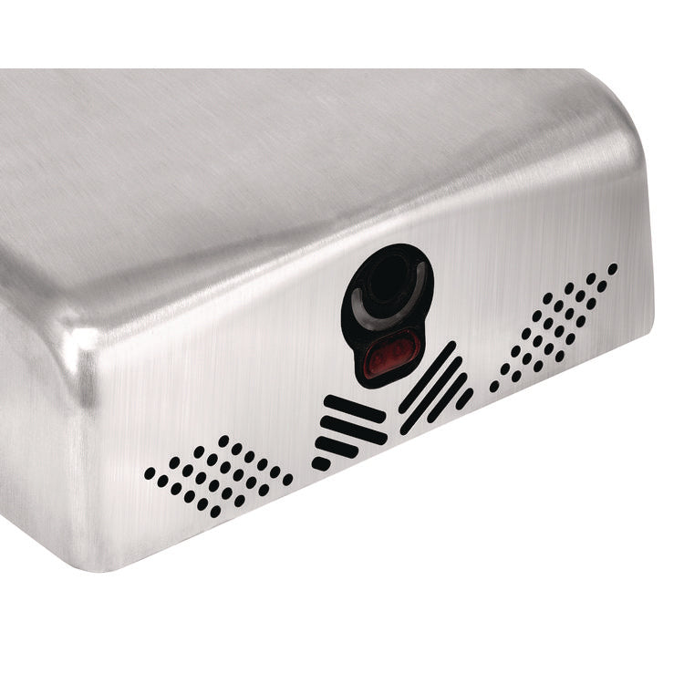 Willow Commercial 120V Automatic Hand Dryer, 3.93 x 11.25 x 12.63, Stainless Steel, Silver