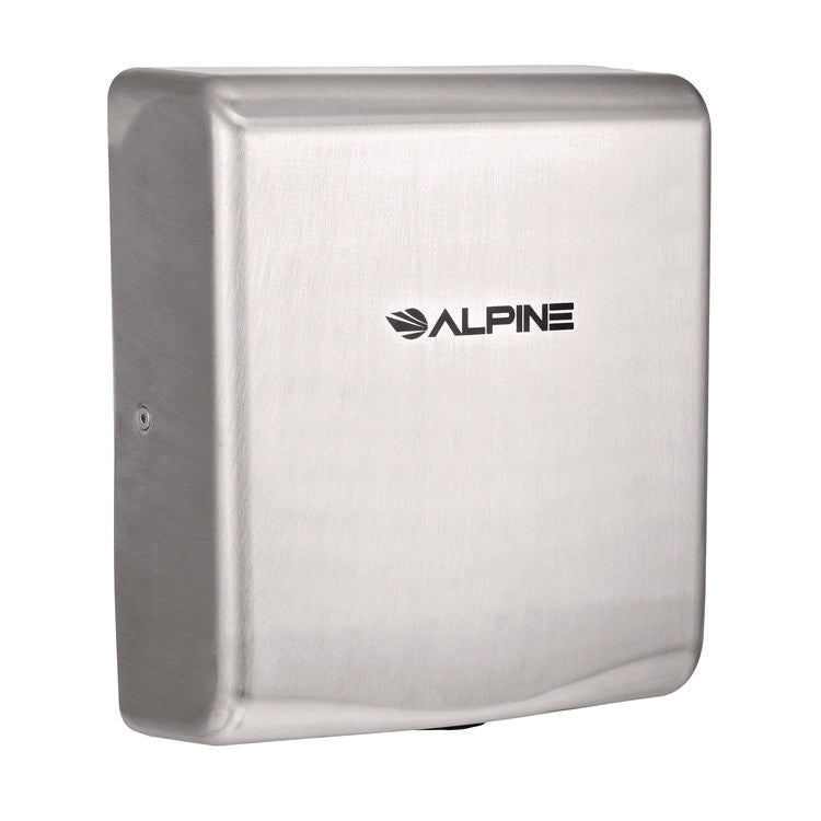 Willow Commercial 120V Automatic Hand Dryer, 3.93 x 11.25 x 12.63, Stainless Steel, Silver