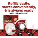 Super-Hold Wide Invisible Tape, 1.5" x 18 yds, Crystal Clear