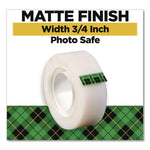 Magic Tape Cabinet Pack, 1" Core, 0.75" x 27.7 yds, Clear, 12/Pack
