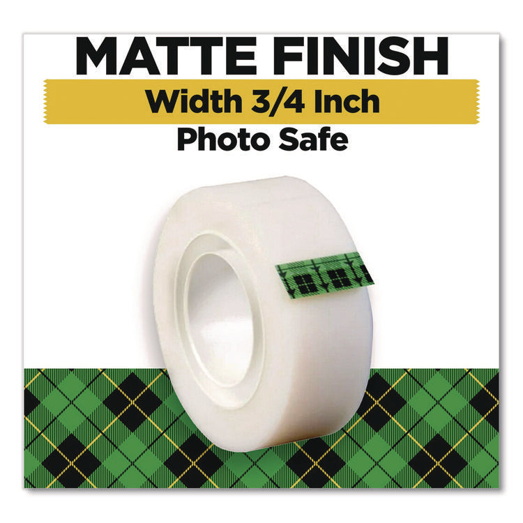Magic Tape Cabinet Pack, 1" Core, 0.75" x 27.7 yds, Clear, 12/Pack