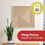 Picture Hanging Strips, X-Large, Removable, Holds up to 20 lbs per 4 Pairs, 16 Strip Pairs/Pack
