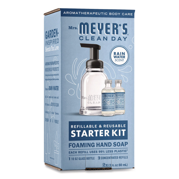 Foaming Hand Soap Concentrate Starter Kit, Rain Water, (2) 2 oz Refill Bottles, 10 oz Dispenser Bottle