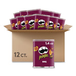Grab and Go BBQ Crisps, 1.4 oz Can, 12/Carton