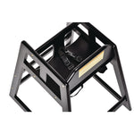 Wooden Stackable High Chair, Supports Up to 50 lb, 29.02" h, Espresso