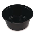 Souffle/Portion Cups, 3.25 oz, Plastic, Black, 2,500/Carton