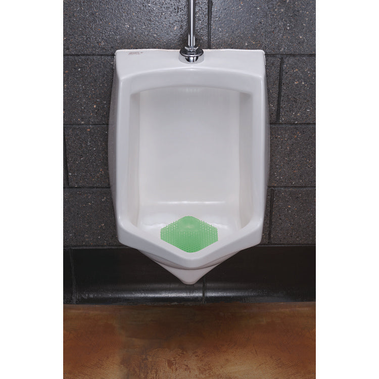 Wave 3d Urinal Deodorizer Screen, Cucumber Melon Scent, Green, 10/box