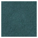Heavy-Duty Scrubbing Floor Pads, 13" Diameter, Green, 5/carton