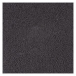 High Performance Stripping Floor Pads, 19" Diameter, Black, 5/carton