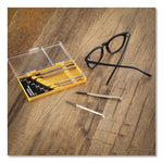 Precision Screwdriver Set, Six-Piece, Phillips/Slotted, Assorted Lengths, Polished Steel Handles
