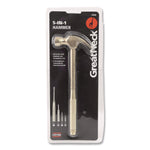 5-in-1 Carpenter's Hammer with Nesting Handle Containing Four Screwdrivers, 6.5" Long Gold Handle