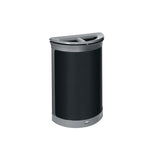 ENHANCE Series Waste Receptacle, Dual Top Hole, 11.5 gal, Metal, Pearl Gray/Umbra Gray