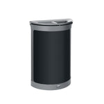 ENHANCE Series Waste Receptacle, Dual Top Hole, 11.5 gal, Metal, Pearl Gray/Umbra Gray