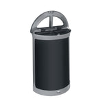 ENHANCE Series Waste Receptacle, Dual Top Hole, 11.5 gal, Metal, Pearl Gray/Umbra Gray