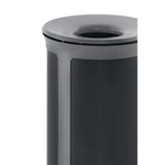 ENHANCE Series Waste Receptacle, 33 gal, Metal, Pearl Gray/Umbra Gray