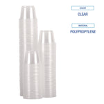 Souffle/Portion Cups, 4 oz, Plastic, Translucent, 2,500/Carton