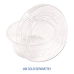 Souffle/Portion Cups, 1.5 oz, Plastic, Translucent, 2,500/Carton