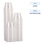 Souffle/Portion Cups, 3.25 oz, Plastic, Translucent, 2,500/Carton