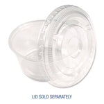 Souffle/Portion Cups, 3.25 oz, Plastic, Translucent, 2,500/Carton