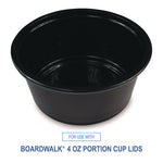 Souffle/Portion Cups, 3.25 oz, Plastic, Black, 2,500/Carton
