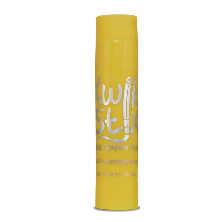 Kwik Stix Single Color Pack, 0.7" x 3.5", Yellow, 12/Pack, 12 Packs/Carton
