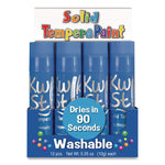 Kwik Stix Single Color Pack, 0.7" x 3.5", Light Blue, 12/Pack, 12 Packs/Carton