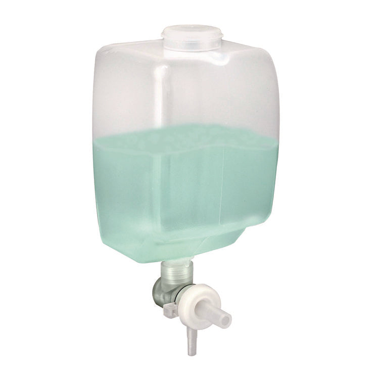 Surface Mounted Soap and Hand Sanitizer Dispenser, 27 oz, 4.1 x 4.6 x 9.6, Gray