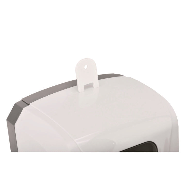 Wall Mount Automatic Gel Hand Sanitizer/Soap Dispenser with Drip Tray, 40 oz, 4.48 x 6 x 18.1, White