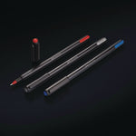 PENTONIC Ballpoint Pen, Stick, Fine 0.7 mm, Assorted Ink Colors, Black Barrel, 25/Pack
