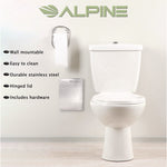 Stainless Steel Wall-Mounted Sanitary Napkin Receptacle