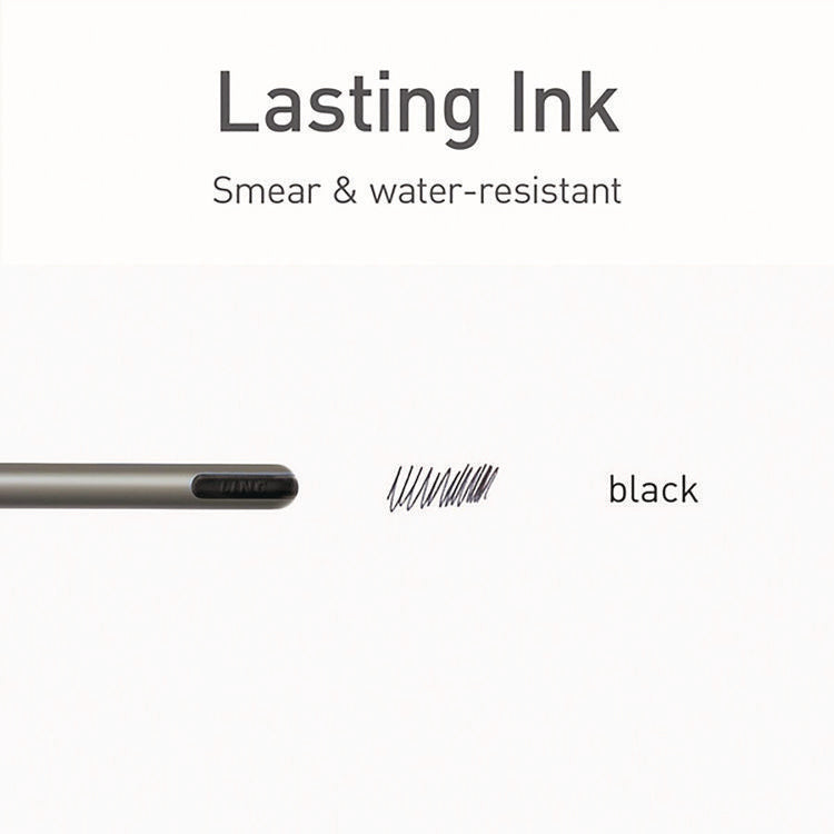PENTONIC Ballpoint Pen, Stick, Medium 1 mm, Black Ink, Charcoal Gray Barrel, 25/Pack
