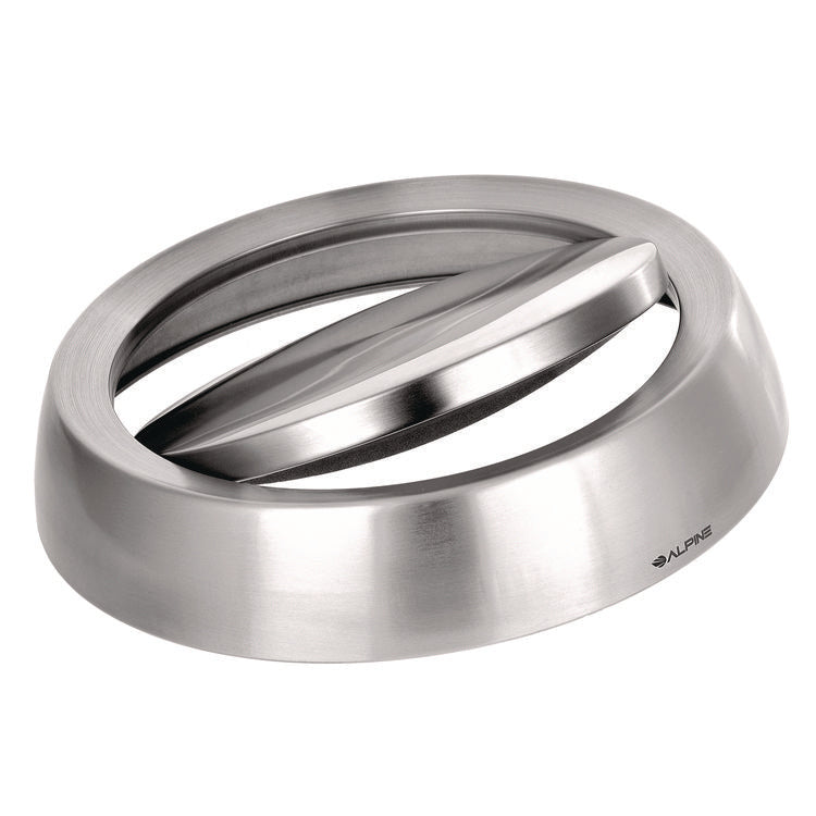 17 Gallon Stainless Steel Indoor Compost Receptacle with Swivel Lid
