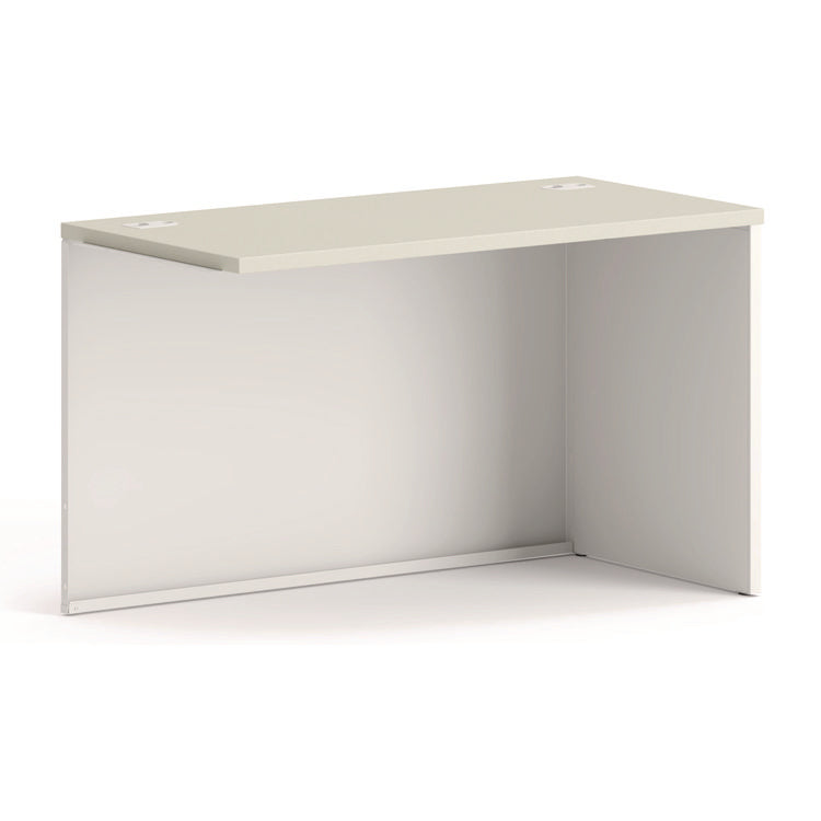 38000 Series Return Shell, Right, 48w x 24d x 29.5h,Silver Mesh/Light Gray