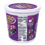 Bubble Gum Assorted Flavor Twist Tub, 300 Pieces/Tub, 1 Tub/Carton