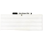 Dry Erase Whiteboard Student Starter Kits with Markers and Erasers, 11.75" x 9", White Surface, 24/Carton