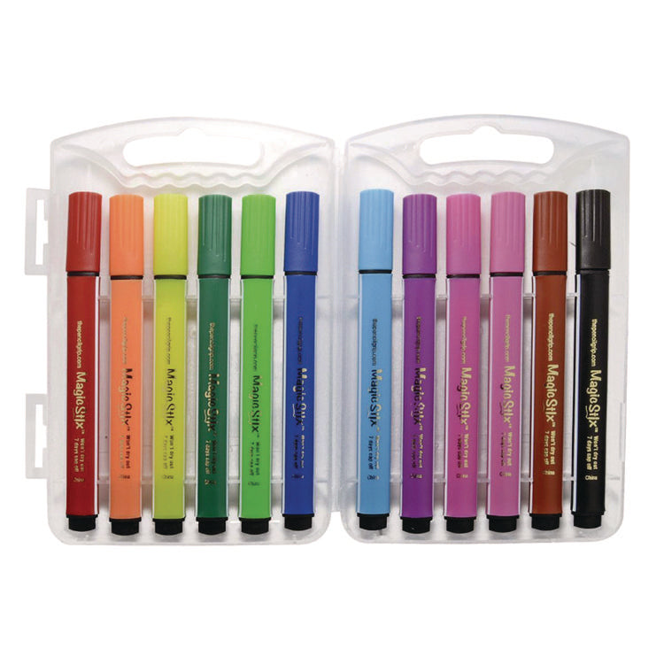 Magic Tri Stix Set, 12 Assorted Colors, 12/Set, 48 Sets/Carton