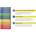 Magic Tri Stix Set, 12 Assorted Colors, 12/Set, 48 Sets/Carton