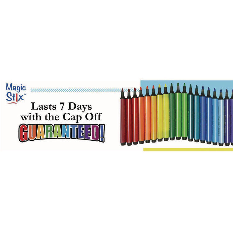 Magic Tri Stix Set, 36 Assorted Colors, 36/Set, 12 Sets/Carton
