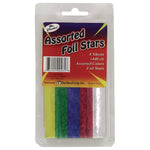 Foil Star Stickers, Assorted Colors, 55/Sheet, 8 Sheets/Pack, 72 Packs/Carton