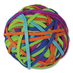 Rubber Band Ball, 2.5" Diameter, Assorted Colors, 250 Bands/Ball, 36/Carton