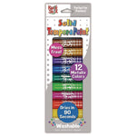 Kwik Stix Tempera Paint Set, 12 Assorted Metallic Colors, 12/Set, 12 Sets/Carton