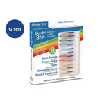 Wonder Stix Set, 0.5" x 3.7", Assorted, 24/Set, 12 Sets/Carton